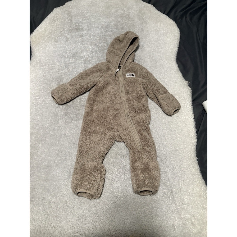 The North Face Baby Campshire Fleece Bunting Bear One Piece Jumpsuit 6-12 Months